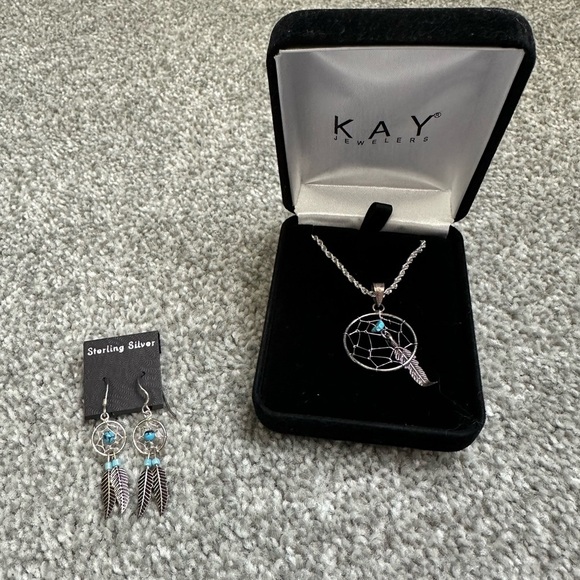 Kay Jewelers Jewelry - Kay Jewelers Dreamcatcher Pendant Necklace & Earrings